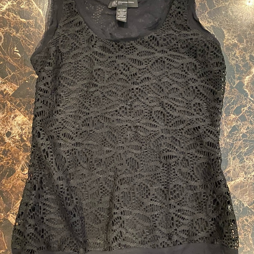 INC crochet tank